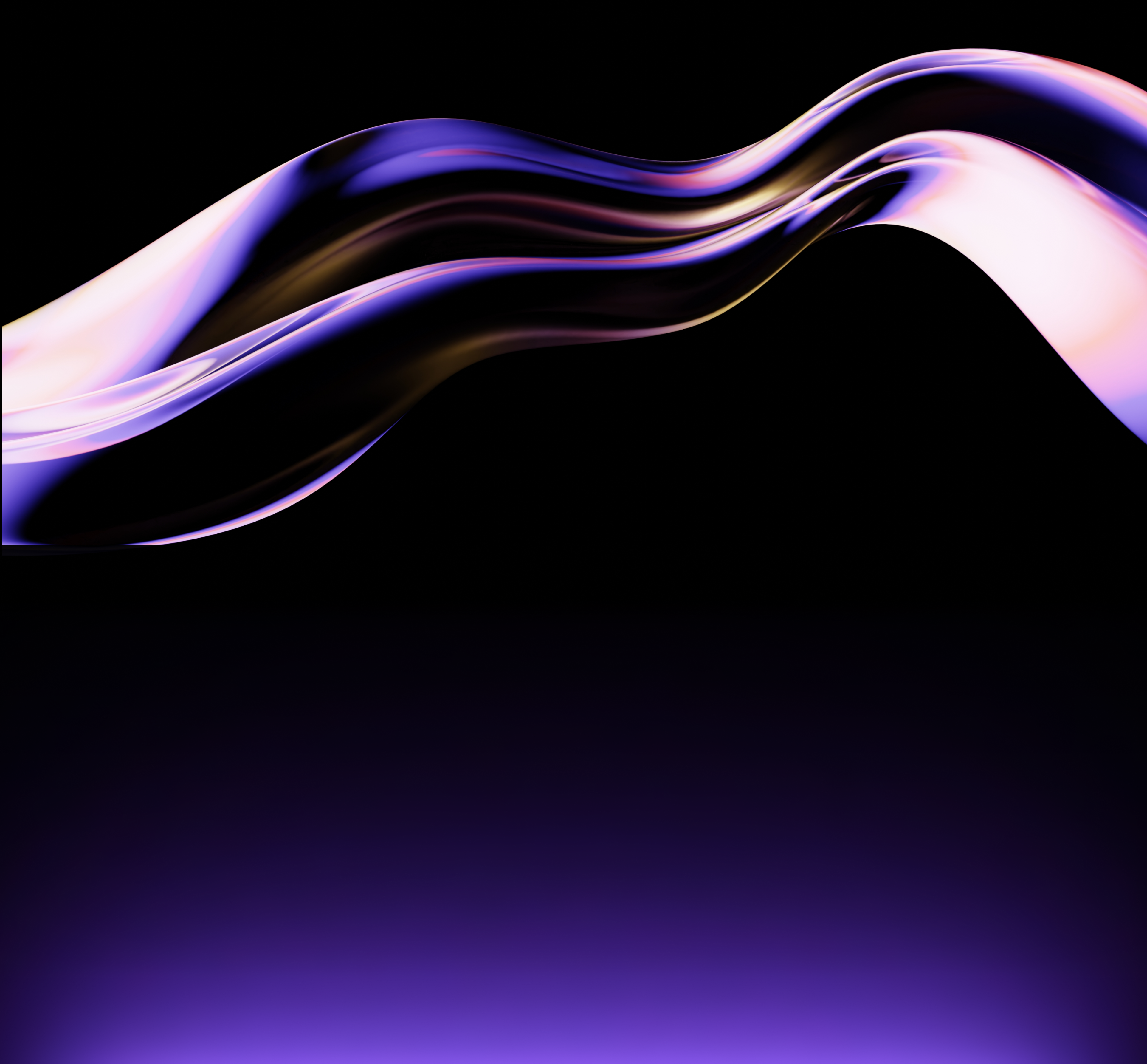A flowing purple signal representing natural expression